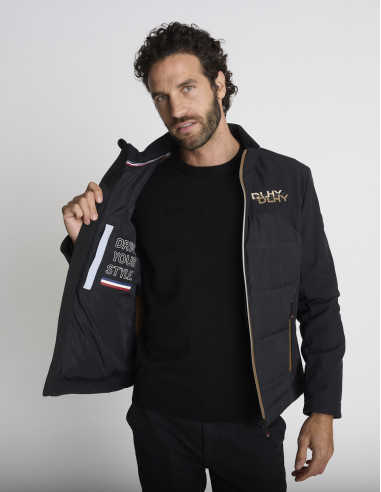 Blouson stretch noir BAIE