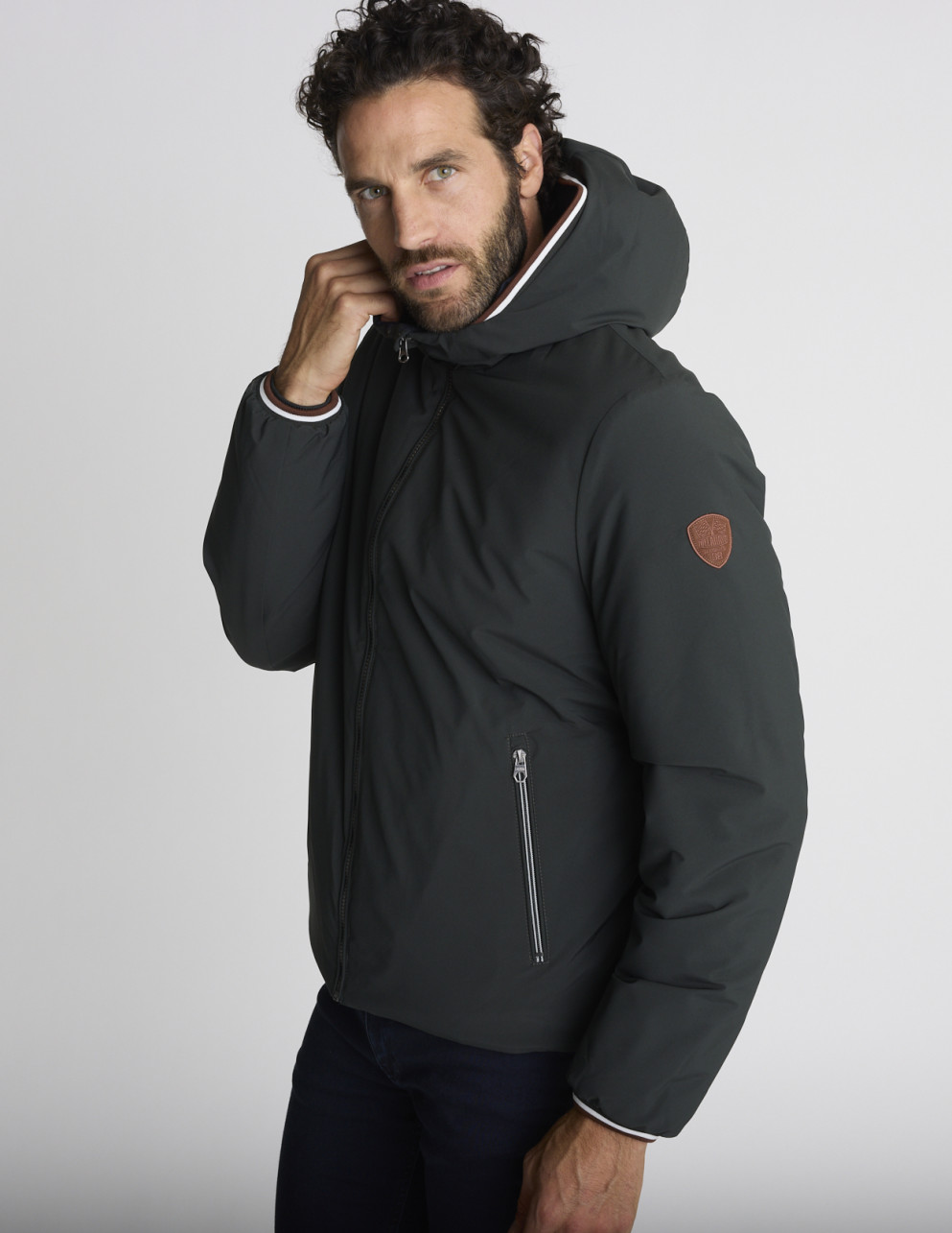 Blouson réversible vert BOTTE