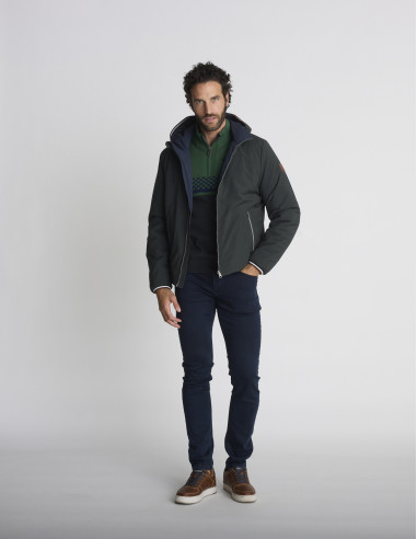Blouson réversible vert BOTTE