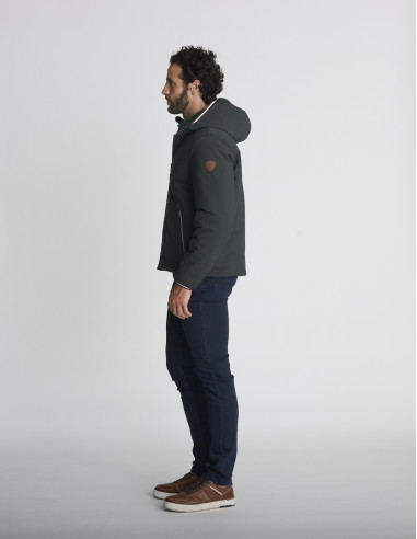 Blouson réversible vert BOTTE