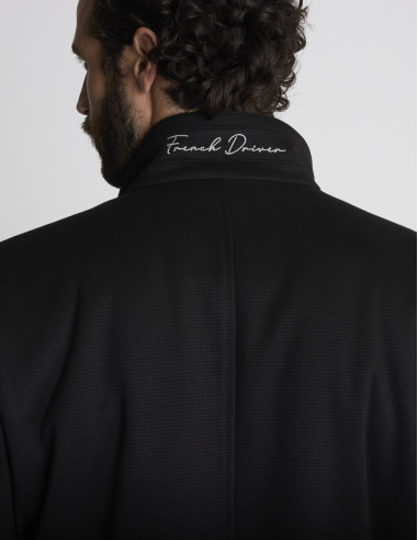 Manteau noir ajusté MASSIF