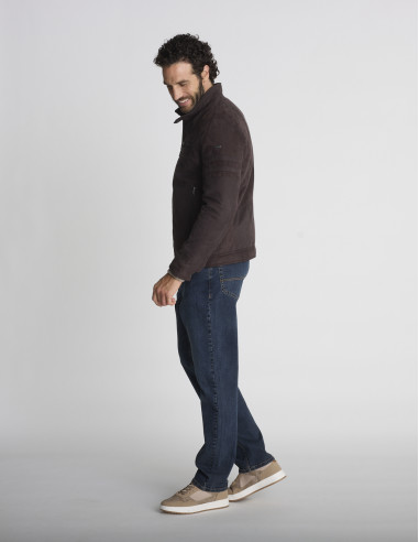 Blouson matelassé marron BRISE