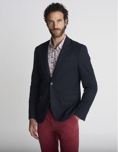 Blazer stretch bleu marine VIGNE