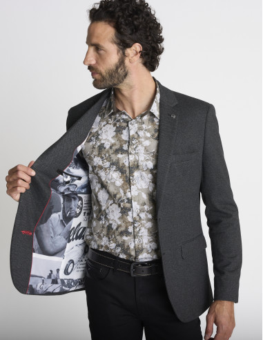 Blazer stretch gris VIGNE