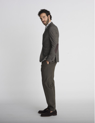 Blazer stretch marron VIGNE