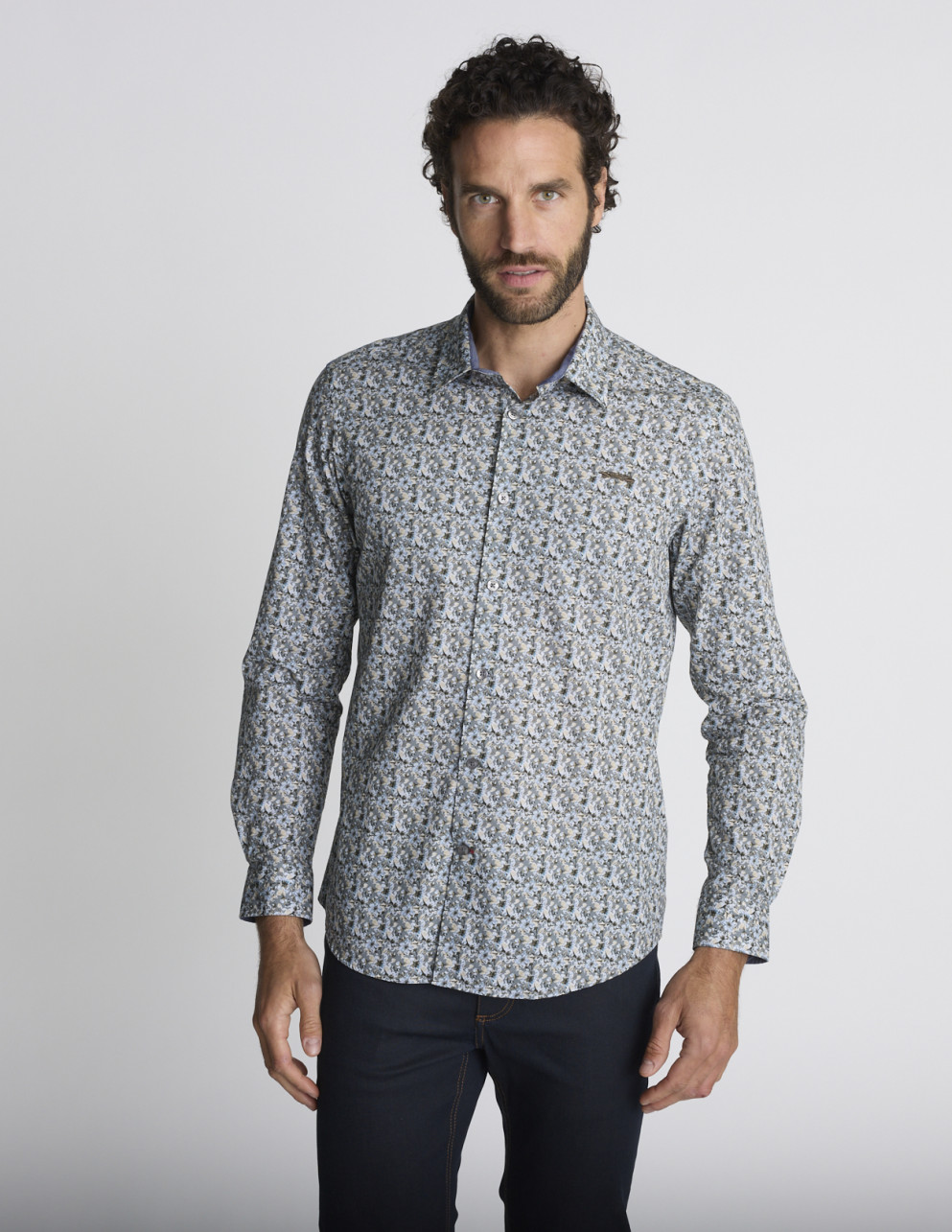 Chemise à imprimé floral...