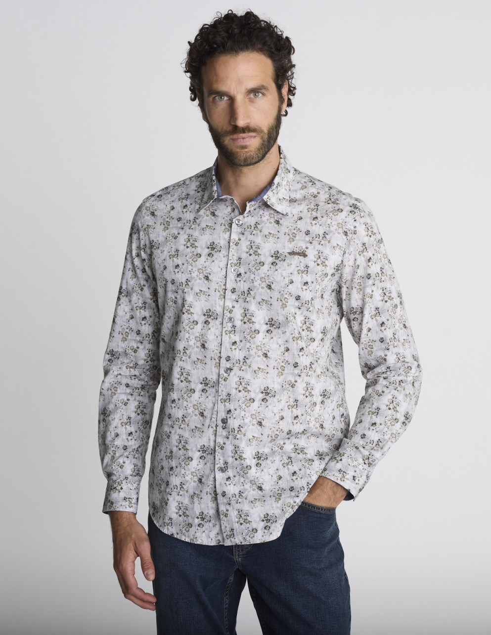Chemise à imprimé floral...