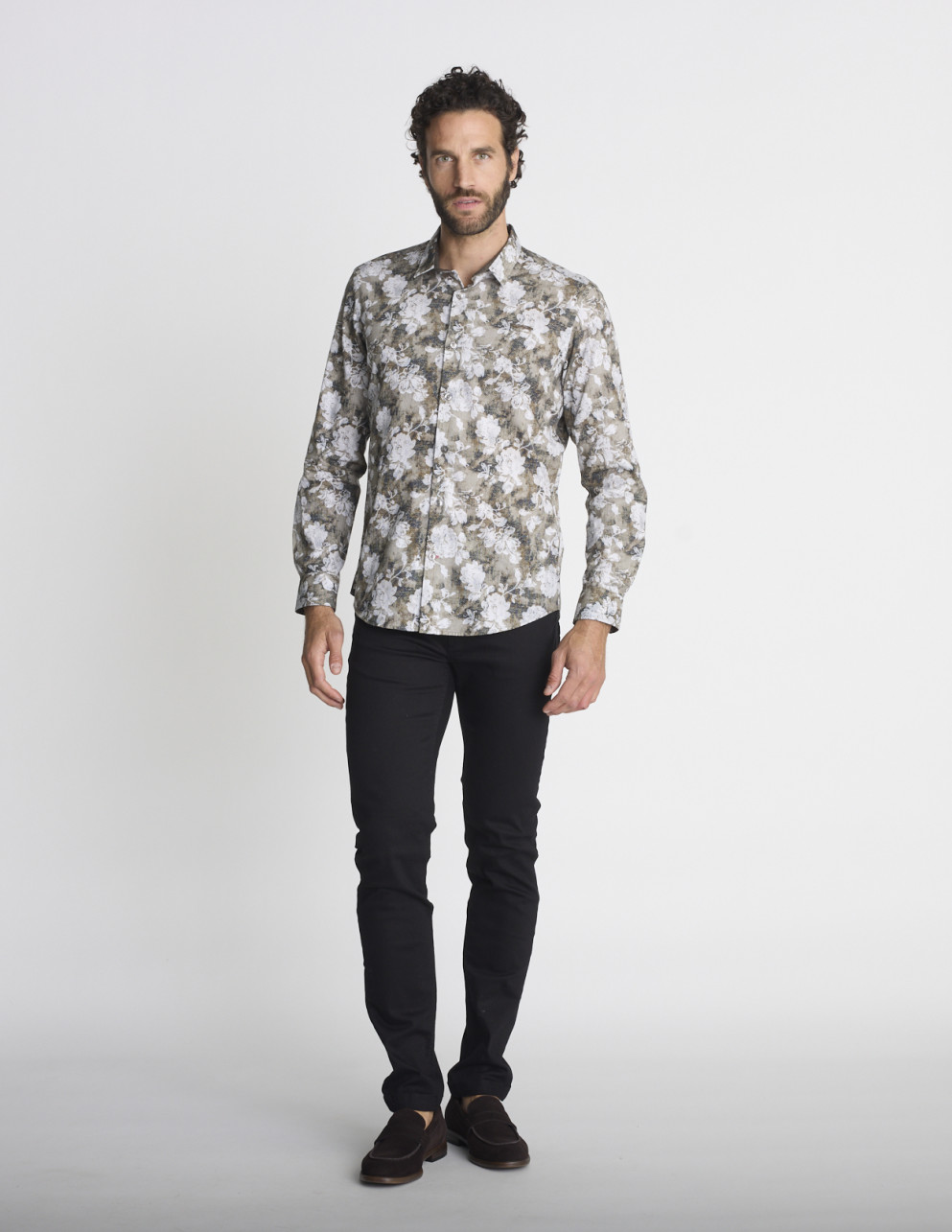 Chemise à imprimé floral...