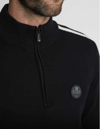 Pull col camionneur noir TEMPOS