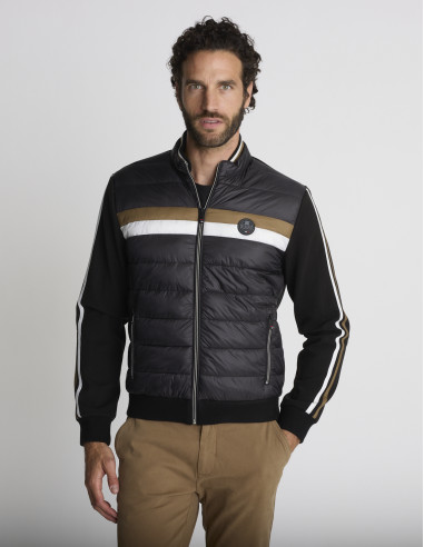 Gilet zippé matelassé noir GLACIER