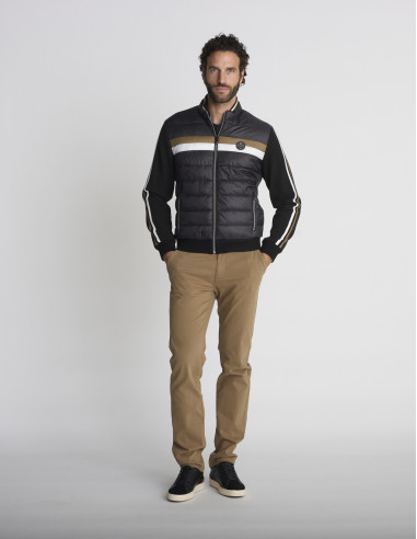 Gilet zippé matelassé noir GLACIER