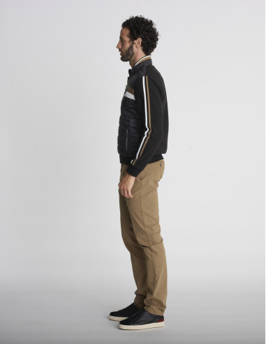Gilet zippé matelassé noir GLACIER