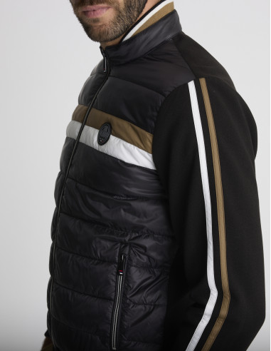 Gilet zippé matelassé noir GLACIER