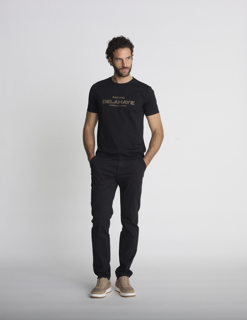 T-shirt imprimé noir LACS