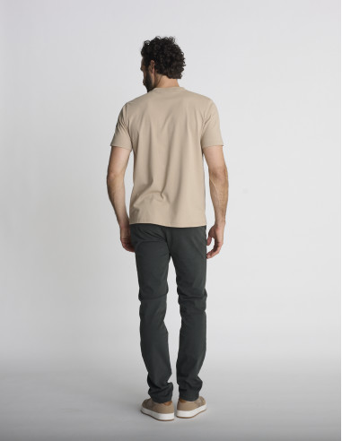 T-shirt imprimé beige LAPS