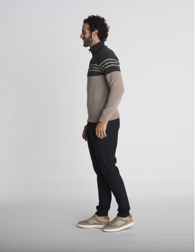Pull camionneur beige THOLLON