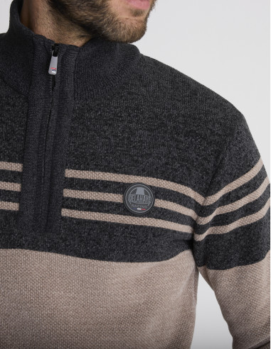Pull camionneur beige THOLLON