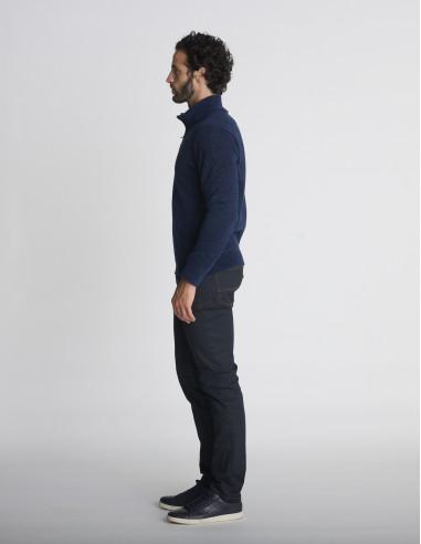 Pull camionneur bleu marine TYROLIENNE
