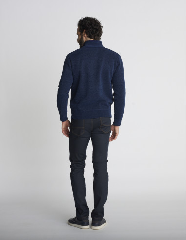 Pull camionneur bleu marine TYROLIENNE