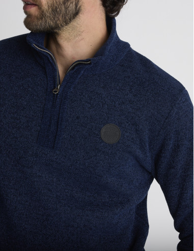 Pull camionneur bleu marine TYROLIENNE