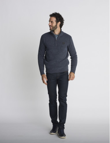 Pull camionneur gris anthracite...