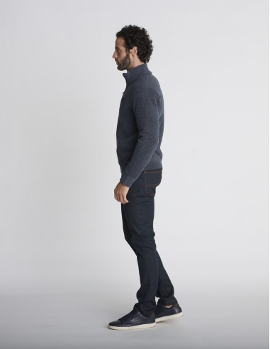 Pull camionneur gris anthracite...