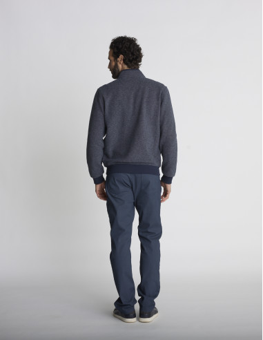 Gilet zippé matelassé bleu marine GRAVIR