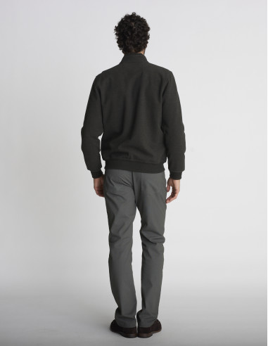 Gilet zippé matelassé kaki GRAVIR