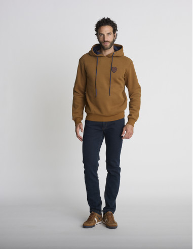 Sweat à capuche camel LIERRE