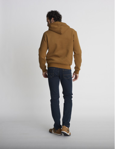Sweat à capuche camel LIERRE