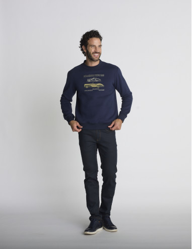 Sweat col rond bleu marine SENTIER