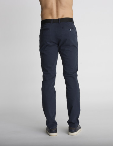Pantalon chino bleu marine PRABOURE