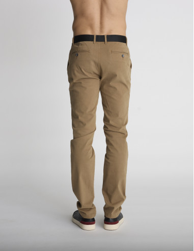 Pantalon chino camel PRABOURE
