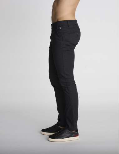 Pantalon chino gris anthracite PAISIBLE