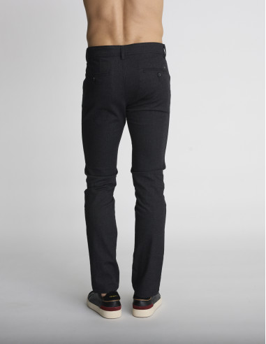 Pantalon chino gris anthracite PAISIBLE