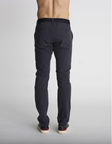 Pantalon chino bleu marine PRALOGNAN