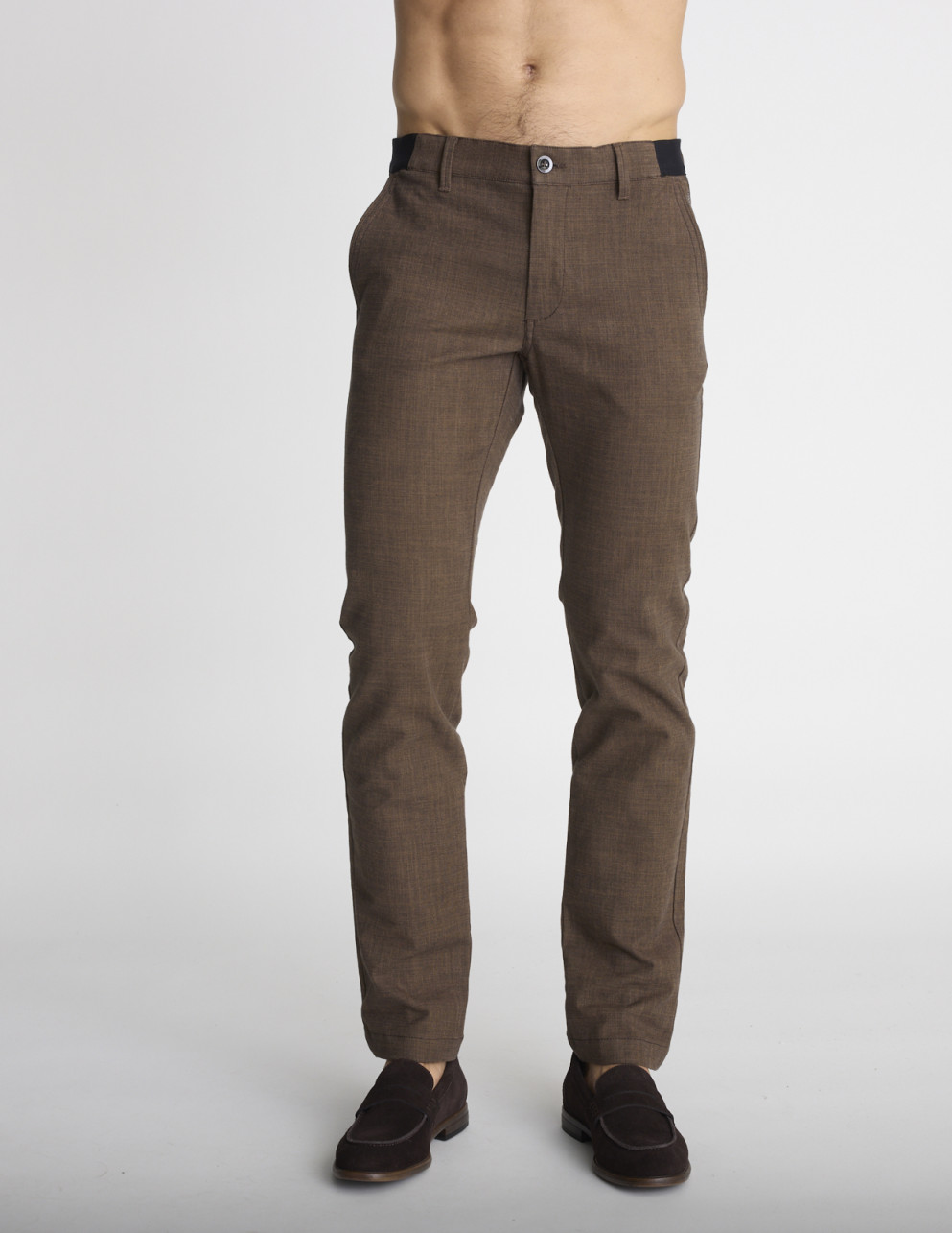 Pantalon chino marron...