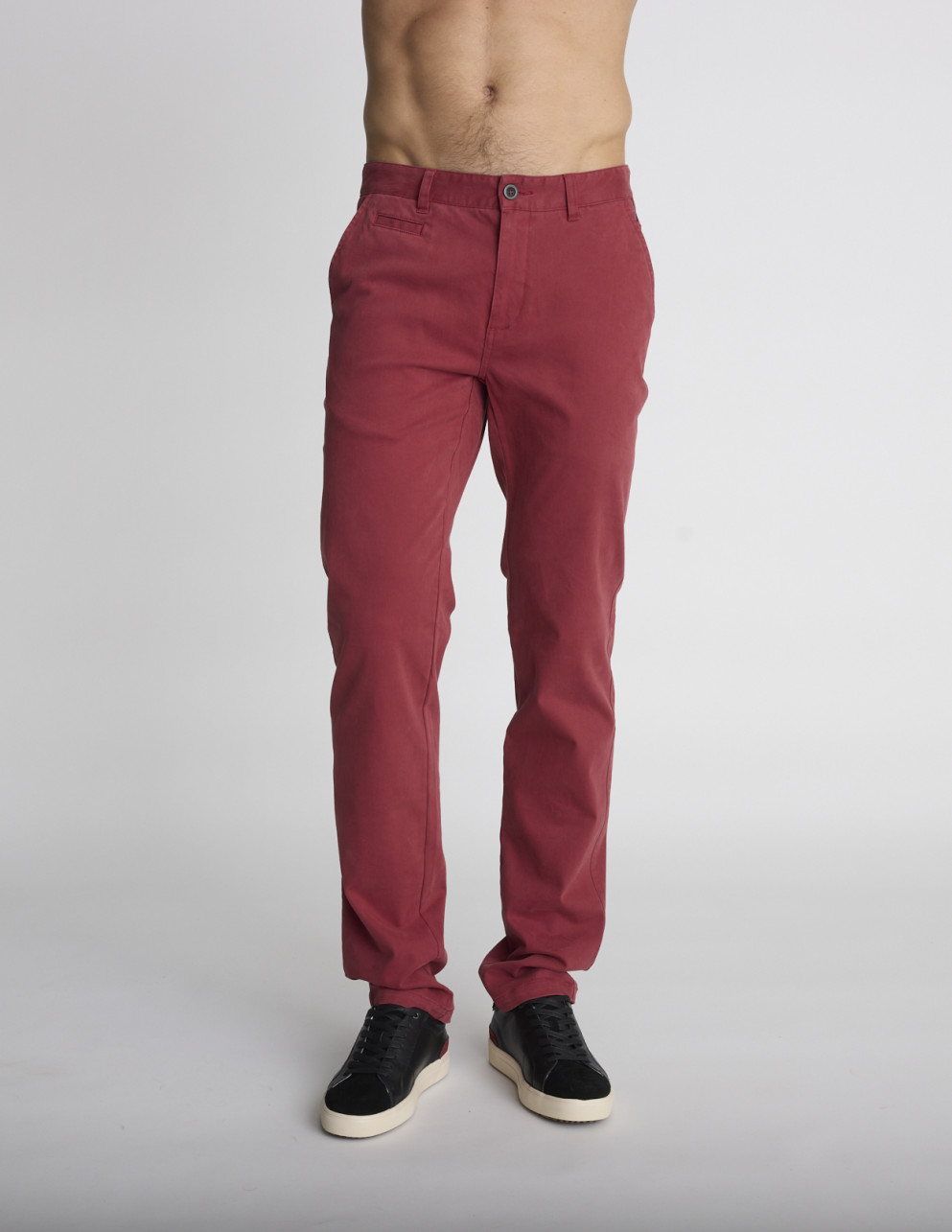Pantalon chino rouge PAOLO