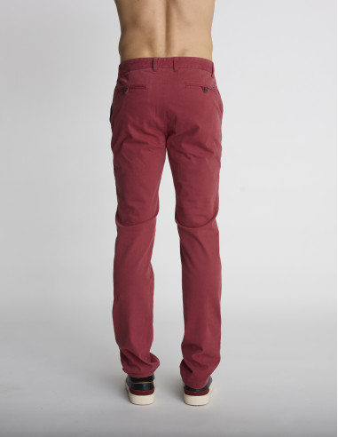 Pantalon chino rouge PAOLO