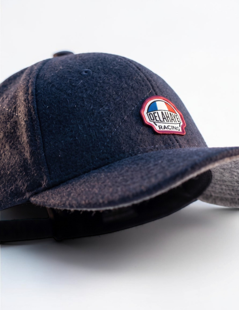 Casquette en laine bleu...