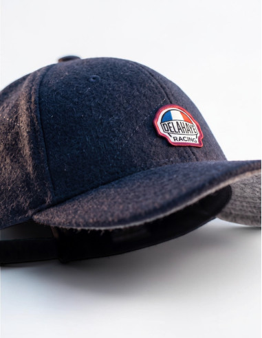 Casquette en laine bleu marine ANDY