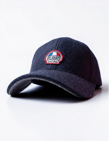 Casquette en laine bleu marine ANDY