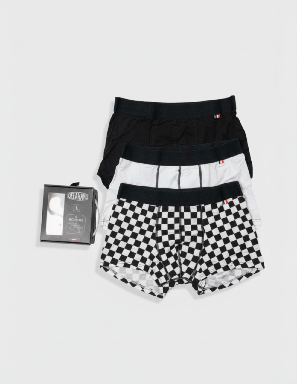 Coffret de 3 boxers noir ACRUX
