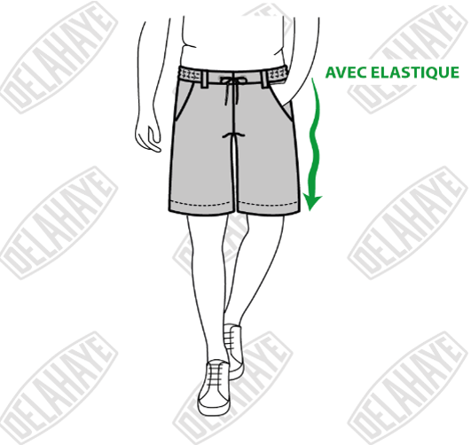 Coupe relax avec élastique à la taille